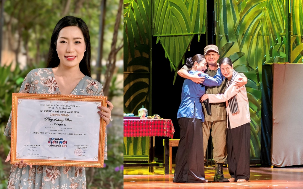 "Hai Người Mẹ" của NSND Trịnh Kim Chi nhận 5 giải tại Liên hoan Sân khấu Kịch nói Toàn quốc 2024