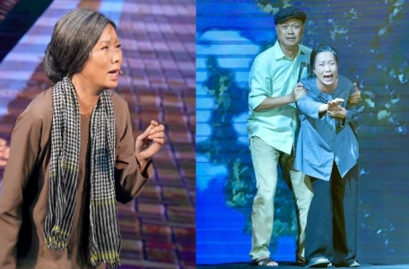 NSND Trịnh Kim Chi ấn tượng với vai diễn Mẹ già trong "Khát vọng ngày mai"