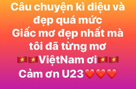 Sao Việt tuyên bố "huỷ show", "đi quẩy" sau chiến tích kỳ diệu của U23 Việt Nam